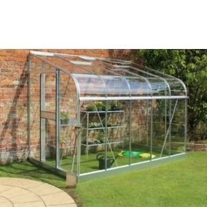 Image of BQ Metal 10x6 Toughened safety glass Lean To greenhouse