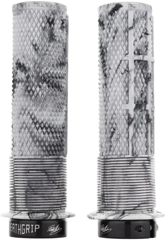 Image of DMR BRENDOG DeathGrip With Flange THIN Snow Camo - Cycles UK