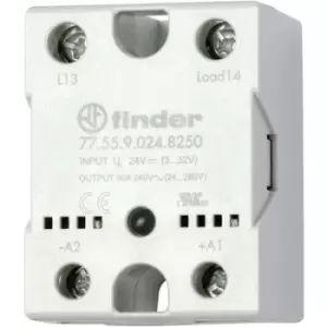 Image of Finder SSR 77.55.9.024.8650-1 50 A Switching voltage (max.): 600 V AC Zero crossing