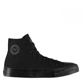 Image of SoulCal Canvas Junior Hi Top Trainers - Black