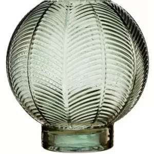 Image of Complements Small Fern Green Glass Vase - Premier Housewares
