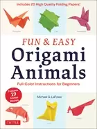 Image of fun and easy origami animals full color instructions for beginners