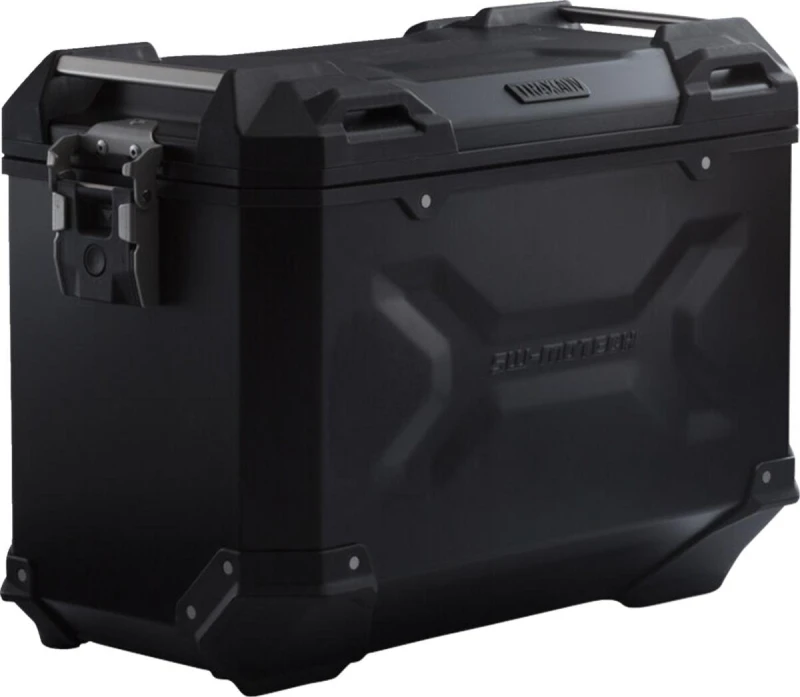 Image of ALK.00.733.10000L/B - SW Motech TRAX Adventure Hard Pannier Case For KTM Adventure 1050 2015-2016 Left - Black Anodized/Black/Powder-Coated ALK.00.733