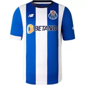 Image of New Balance Porto Home Shirt 2023 Adults - Blue