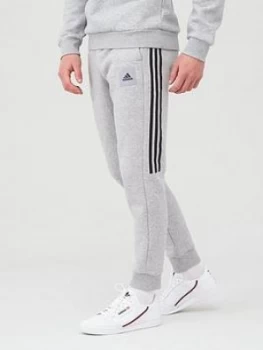 Image of Adidas Athletics 3 Stripe Pant - Medium Grey Heather