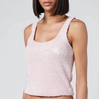 Image of Calvin Klein Womens Tank Top - Barely Pink - M