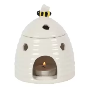 Image of White Beehive Oil Burner