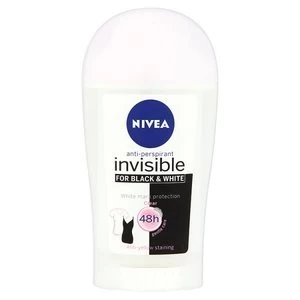 Image of Nivea Invisible Black and White Clear Deodorant Stick 40ml