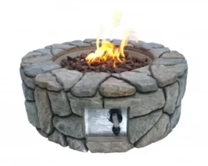Image of Peaktop HF09501AA UK Gas Fire Pit With Cover