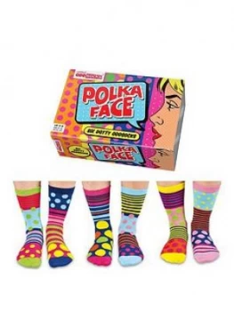 Image of United Oddsocks - Polka Face - Ladies