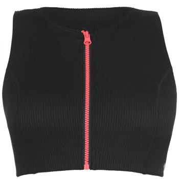 Image of Gul High Neck Zip Bikini Top - Black