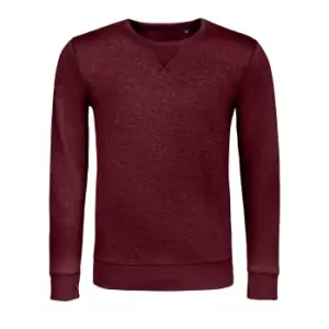 Image of Sols Unisex Adults Sully Sweatshirt (M) (Heather Oxblood)