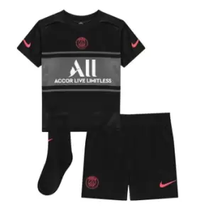 Image of Nike Paris Saint Germain Third Baby Kit 2021 2022 - Black