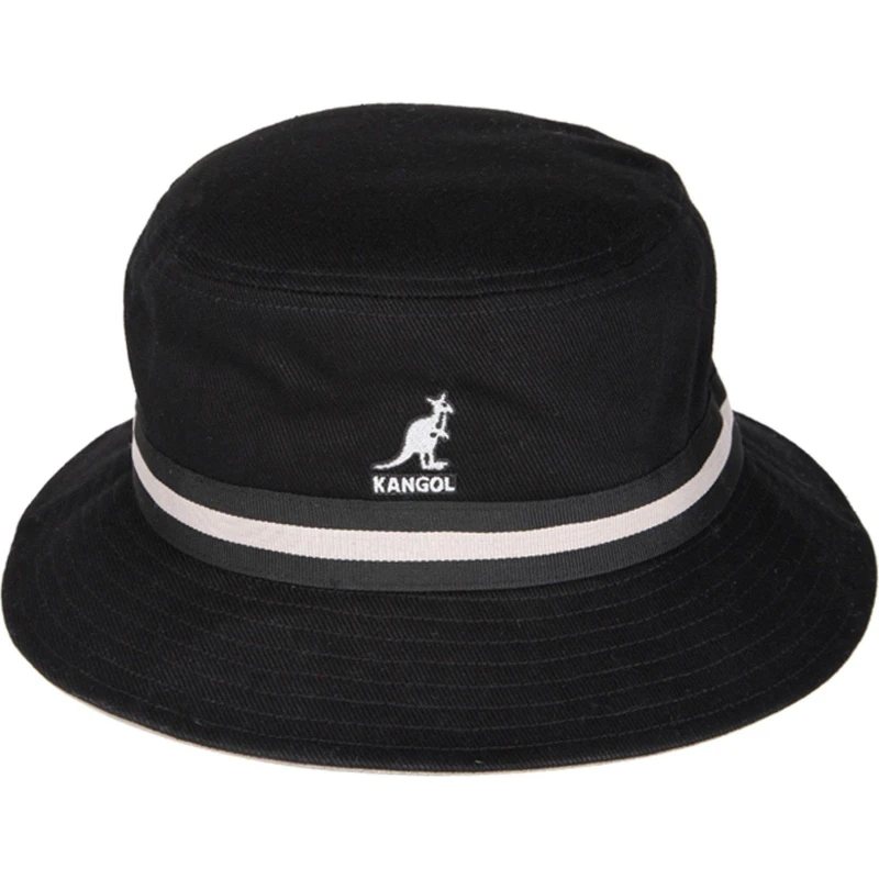 Image of Kangol Stripe Bucket Hat Black unisex Medium