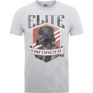 Image of Star Wars - Rogue One Elite Enforcer Kids 5 - 6 Years T-Shirt - Grey