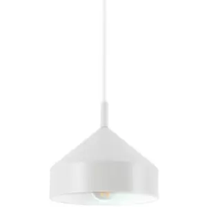 Image of Ideal Lux Yurta Dome Pendant Ceiling Light White 21cm