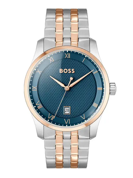 Image of Boss Principle Le Watch Silver/Blue One Size