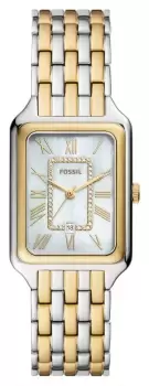 Image of Fossil ES5305 Raquel (26mm) Mother-of-Pearl Dial / Two-Tone Watch
