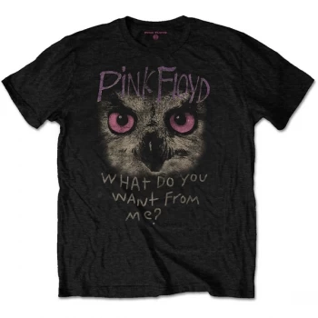 Image of Pink Floyd - Owl - WDYWFM? Unisex Medium T-Shirt - Black