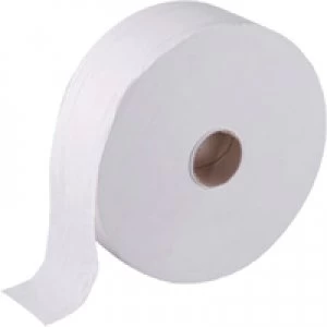 Image of Maxima Jumbo Toilet Roll 2-Ply White 410 Metre Pack of 6 KMAX2592