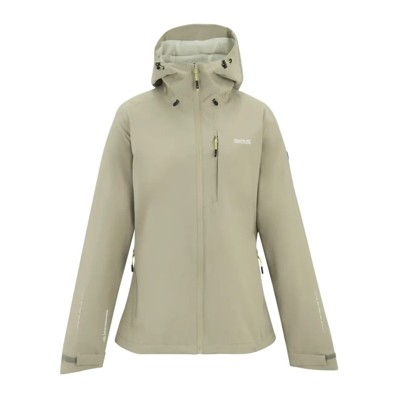 Image of Womens waterproof jacket Regatta Oklarna Marron Female 44