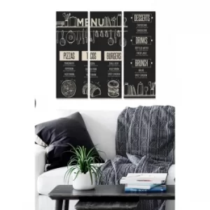 Image of MDF490108249 Multicolor Decorative MDF Painting (3 Pieces)