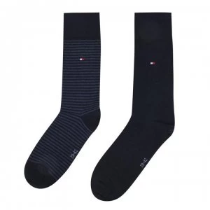Image of Tommy Bodywear 2 Pack Socks - Navy 322