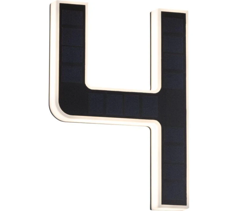 Image of PAULMANN Solar LED House Number Light - No. 4 4000870798454
