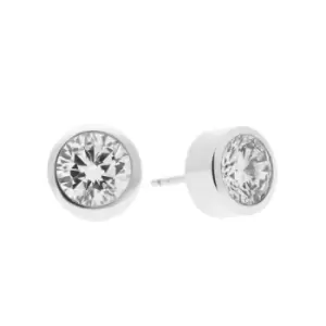 Image of Ladies Michael Kors Stainless Steel Glam Stud Earring