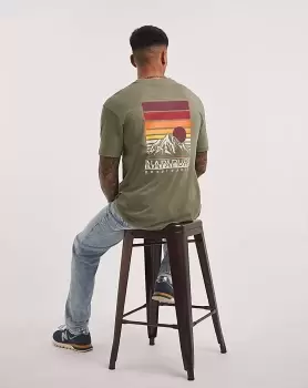 Image of Napapijri Bolivar Back Print T-Shirt