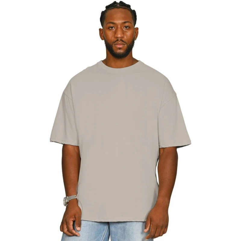 Image of Casual Classics Mens Core 180 Combed Ringspun Cotton Regular T-Shirt in Stone Size: XS Stone Male XS