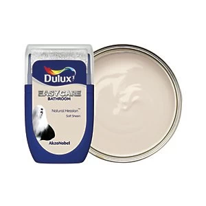 Image of Dulux Easycare Bathroom Natural Hessian Soft Sheen Emulsion Paint 30ml