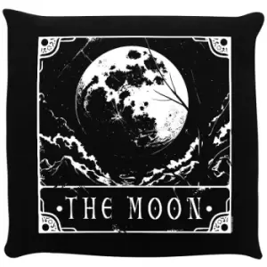 Image of Deadly Tarot The Moon Filled Cushion (One Size) (Black/White) - Black/White