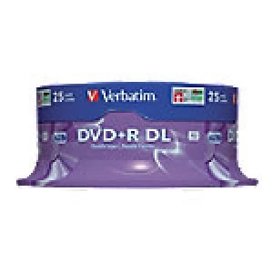 Image of Verbatim DVD-R 8x 8.5 GB 25 Pieces