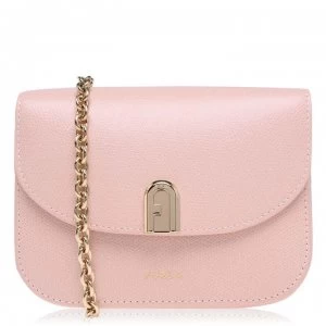 Image of Furla 1927 Baon Saddle Bag - Candy Rose