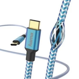 Image of Hama USB Type-C to USB Type-C Data Cable 1.5 m Blue