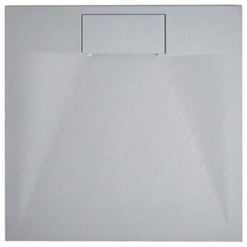 Image of Beliani Shower Tray Azzurro 800 X 800 X 30 mm Grey