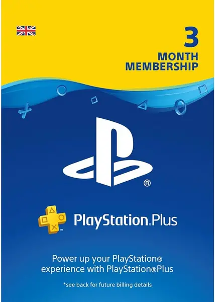 Image of Sony PlayStation Plus PSN 3 Months Subscription Membership