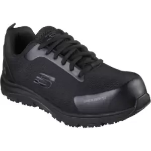 Image of Skechers Mens Ulmus Slip Resistant Safety Toe Work Trainers UK Size 7 (EU 41)