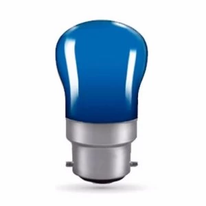 Image of Crompton 15W Bayonet Cap Pygmy Sign Bulb - Blue