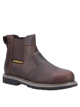 Image of Caterpillar Powerplant Dealer Boot - Dark Brown, Brown, Size 8, Men