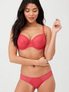 Image of Cleo By Panache Lana Brazilian Brief - Raspberry