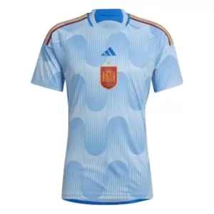 Image of adidas Spain Away Shirt 2022 2023 Adults - Blue