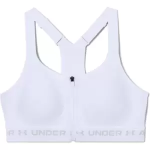 Image of Under Armour High Cross Back Sports Bra Womens - White