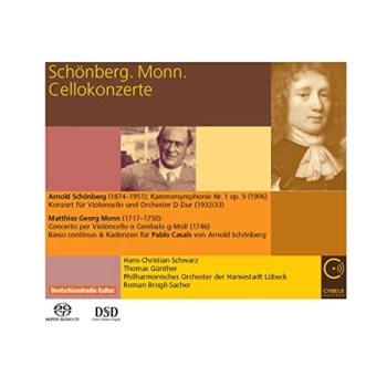 Image of Hans-Christian Schwarz - Sch&ouml;nberg/Monn: Cellokonzerte CD