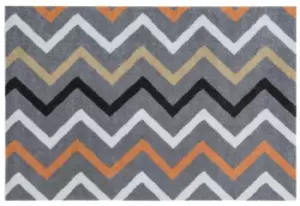 Image of Recylon Multi Chevon Heavy Duty Mat, 75Cm X 50Cm