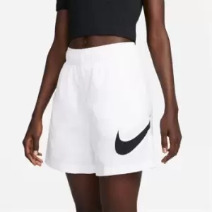 Image of Nike Sportswear Essential Womens High-Rise Woven Shorts - White