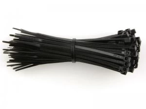 Image of Cable Ties 100mmx 2.5mm Black PK100