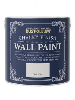 Image of Rust-Oleum Chalky Wall Paint Chalk White 2.5L