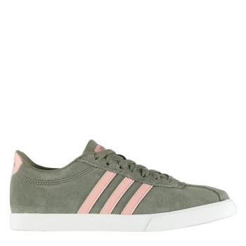 Image of adidas Courtset Womens Tennis Shoes - Green